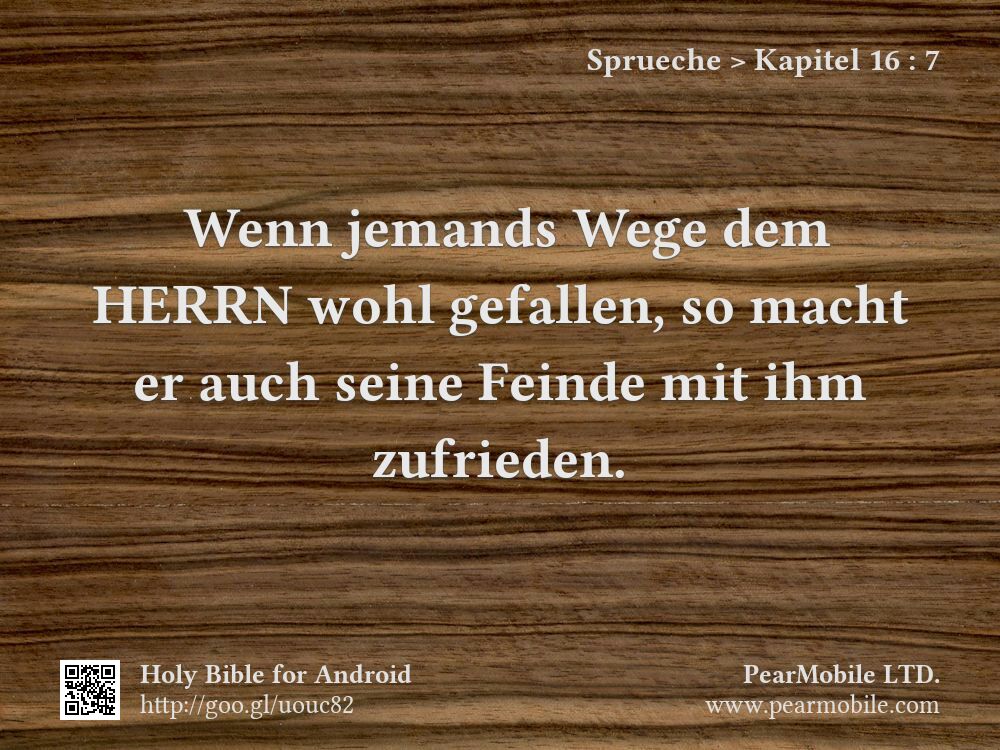 Sprueche, Kapitel 16:7